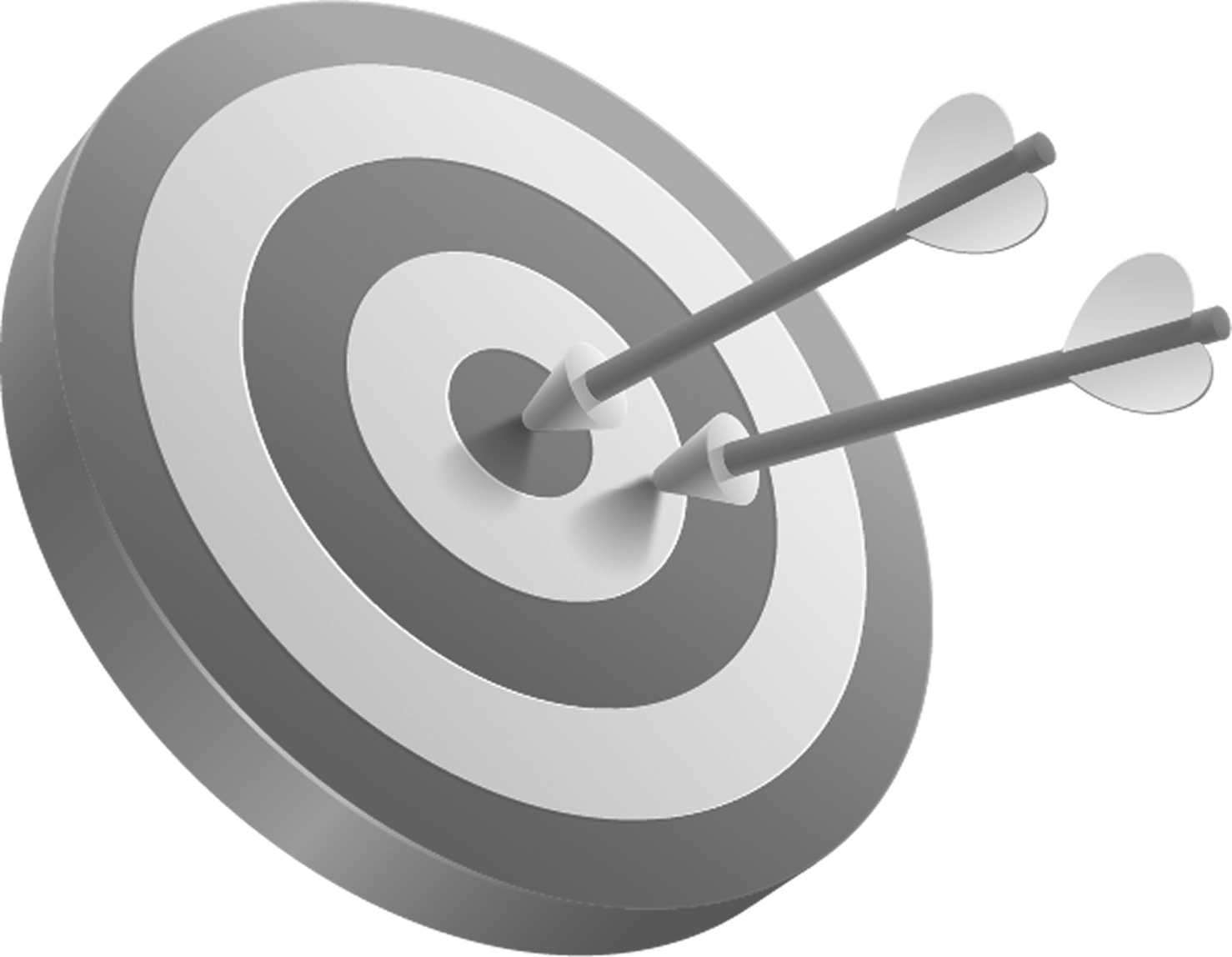 Target with arrows